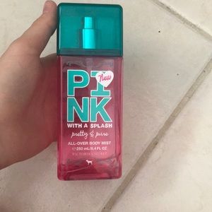 Pink spray pretty and pure